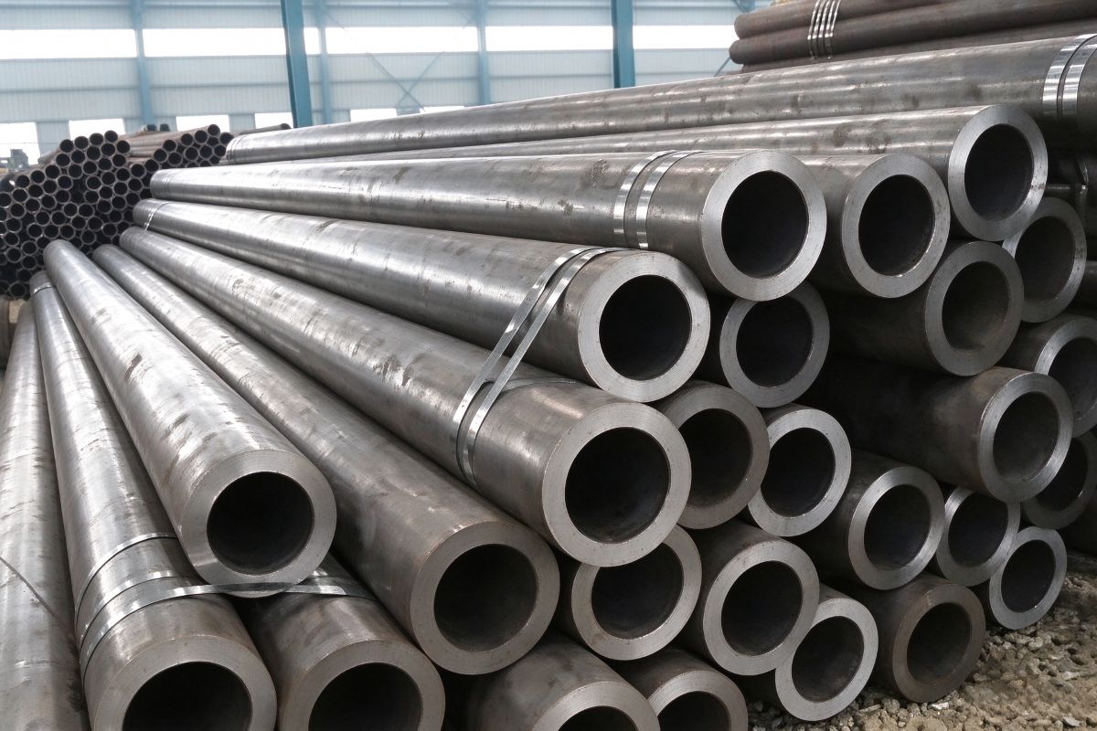 Alloy seamless steel pipe for high temperature service