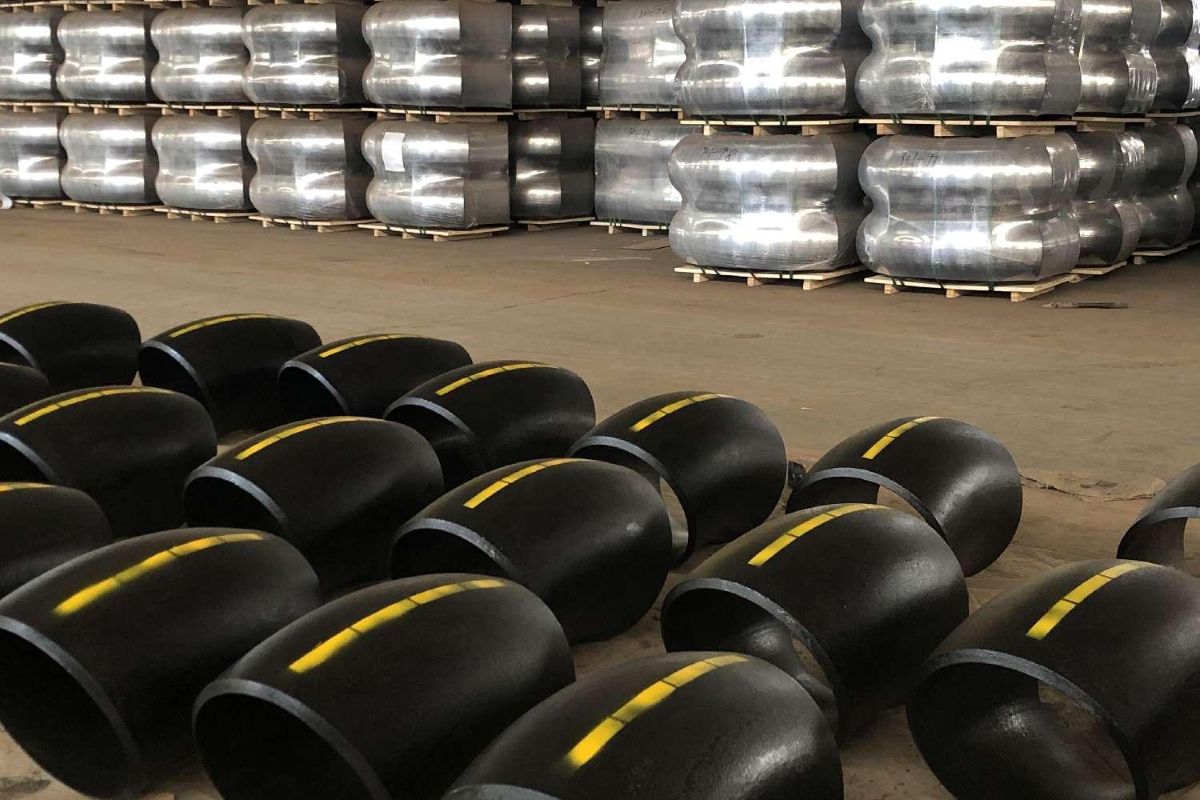 Seamless carbon steel butt welding elbow for pipeline system