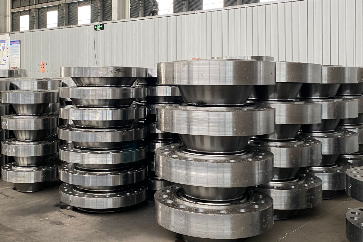 Carbon steel welding neck flange, pipe flange for pipeline connection