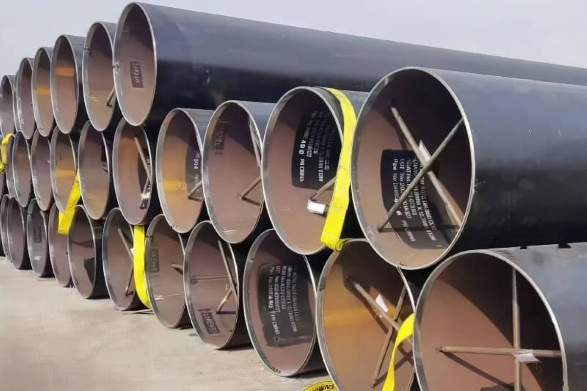 LSAW longitudinal submerged arc welded large diameter steel pipe