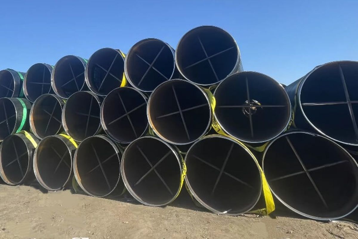 LSAW longitudinal submerged arc welded large diameter steel pipe