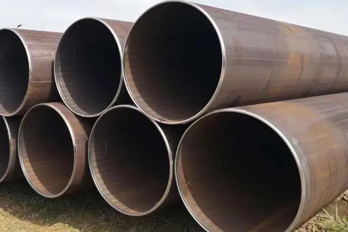 LSAW longitudinal submerged arc welded large diameter steel pipe