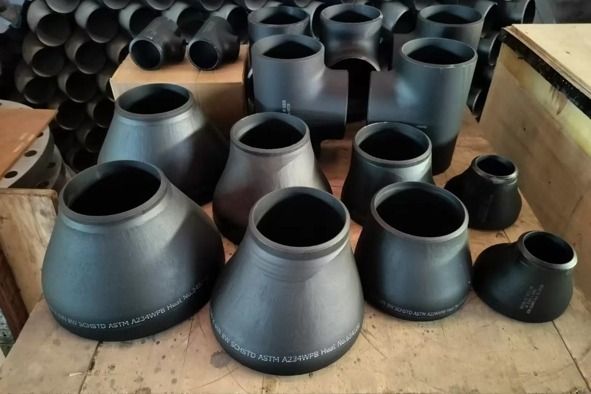 Carbon steel concentric reducer, butt welding pipe reducer fitting