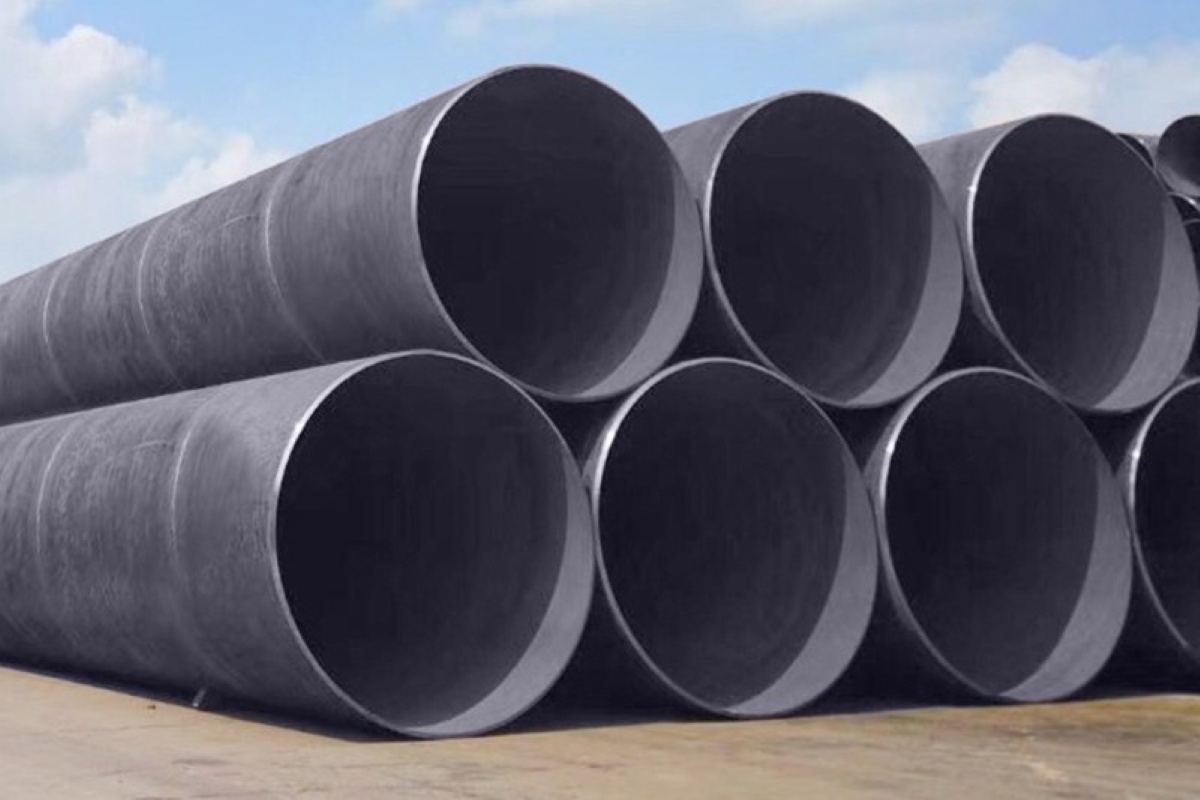 SSAW spiral submerged arc welded large diameter steel pipe