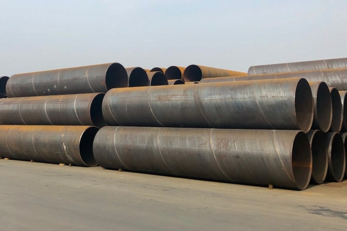 SSAW spiral submerged arc welded large diameter steel pipe